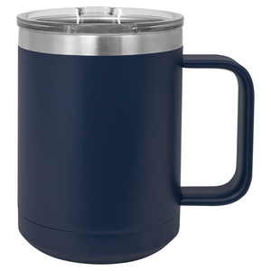 Vacuum Insulated Tumbler | Mug - Black Diamond Laser Design