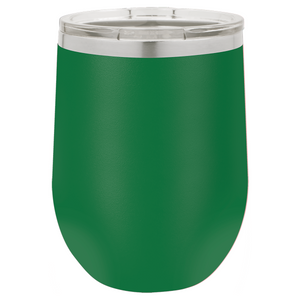 Vacuum Insulated Tumbler | Stemless - Black Diamond Laser Design