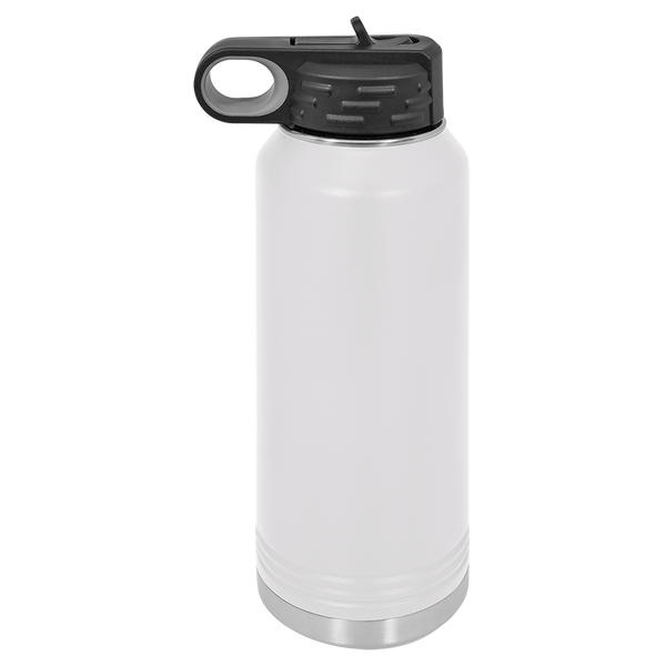 Vacuum Insulated Water Bottle - Black Diamond Laser Design