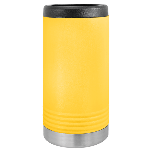 Vacuum Insulated Beverage Holder | Slim Can - Black Diamond Laser Design