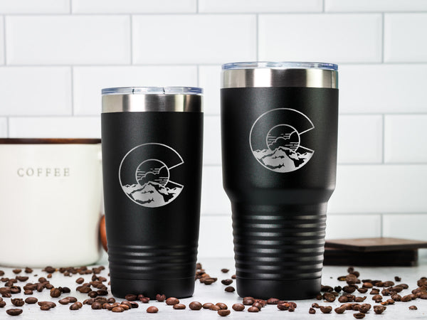 Vacuum Insulated Tumbler | Travel - Black Diamond Laser Design