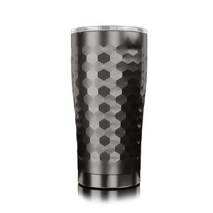 SIC | Dimpled Golf Tumbler - Black Diamond Laser Design