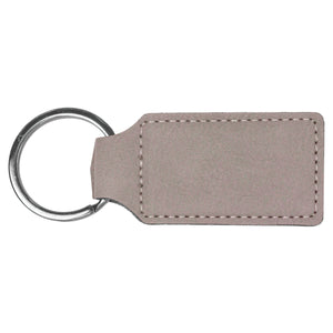 Keychain | Leatherette - Black Diamond Laser Design
