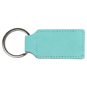 Keychain | Leatherette - Black Diamond Laser Design