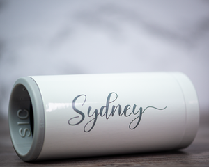 SIC | Slim Can Cooler - Black Diamond Laser Design