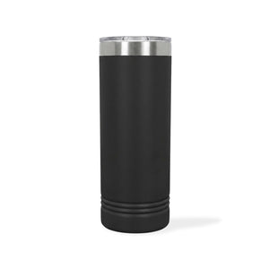 Vacuum Insulated Tumbler | Skinny - Black Diamond Laser Design