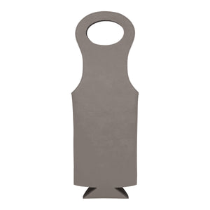 Wine Bag | Leatherette - Black Diamond Laser Design