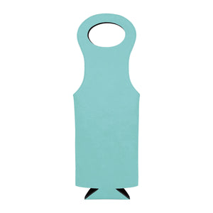 Wine Bag | Leatherette - Black Diamond Laser Design